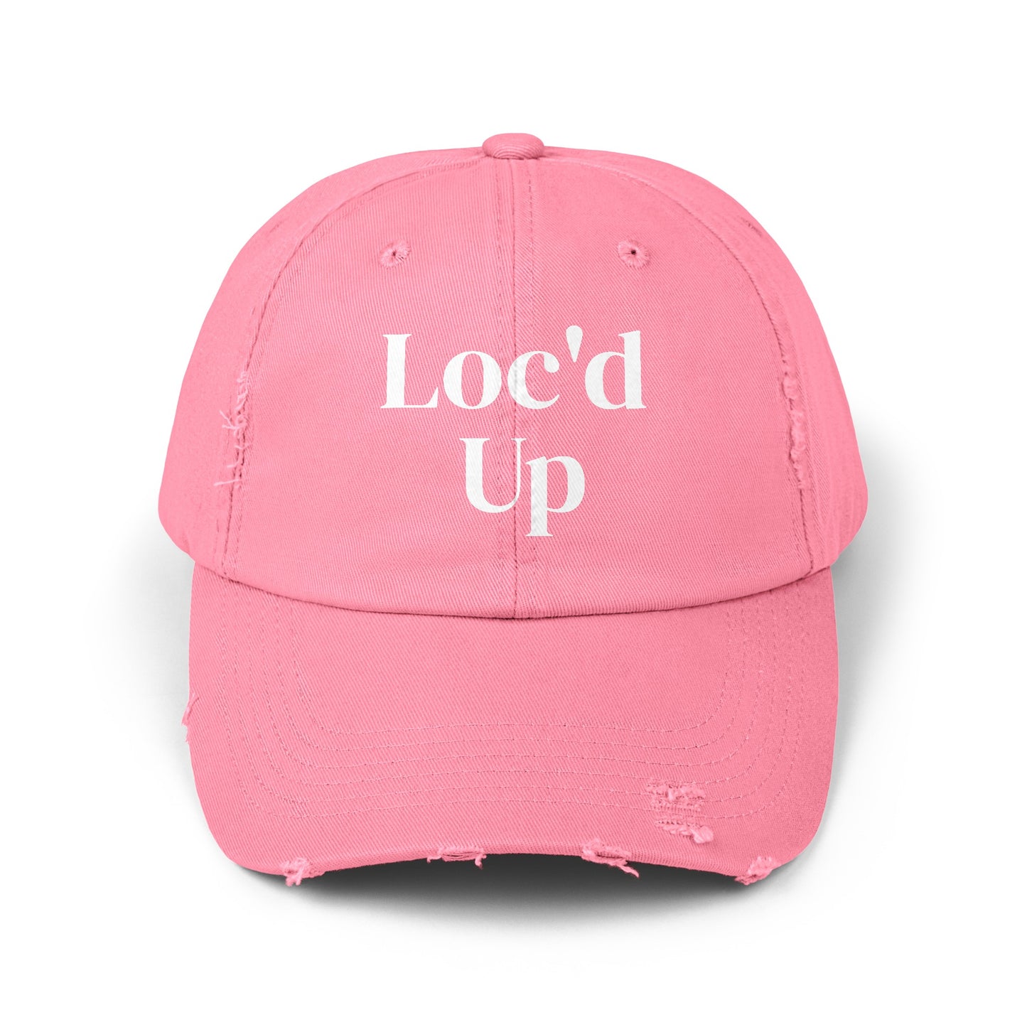 Loc'd Up Distressed Cap