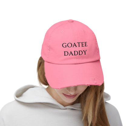 Goatee Daddy Distressed Cap