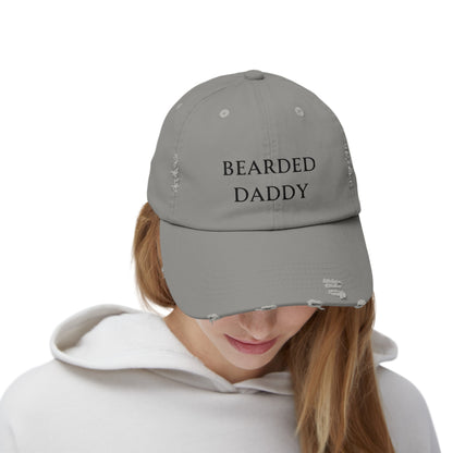 Bearded Daddy Distressed Cap