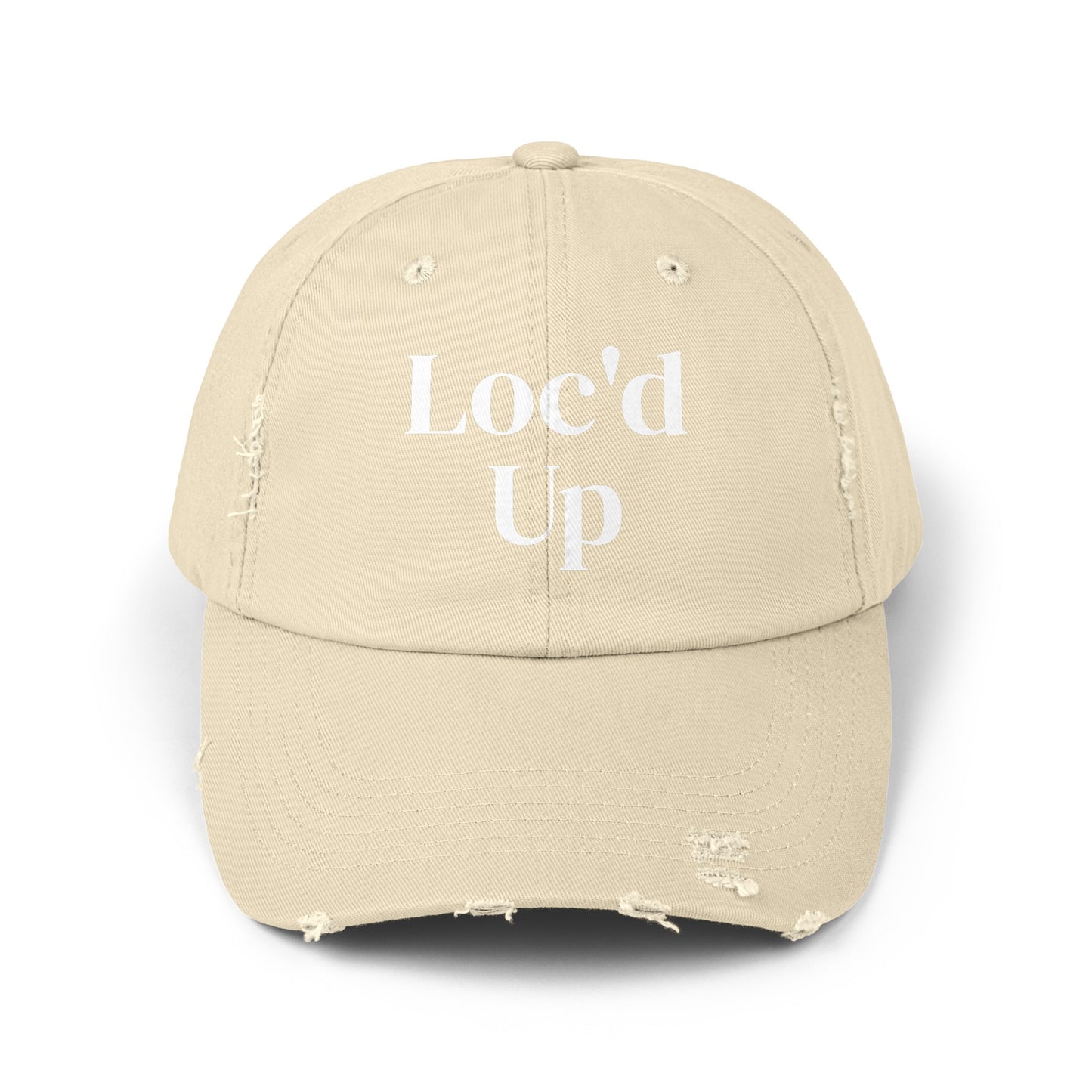 Loc'd Up Distressed Cap