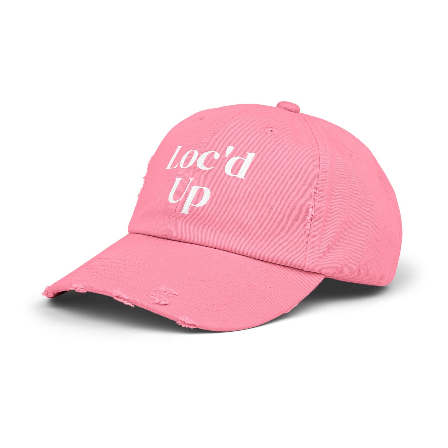 Loc'd Up Distressed Cap