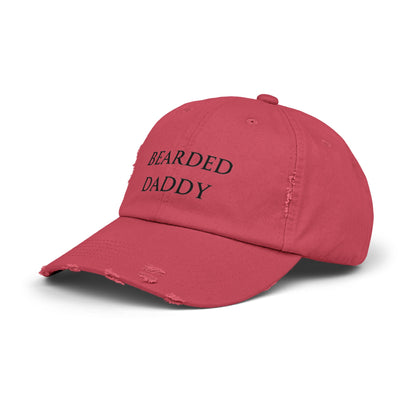 Bearded Daddy Distressed Cap