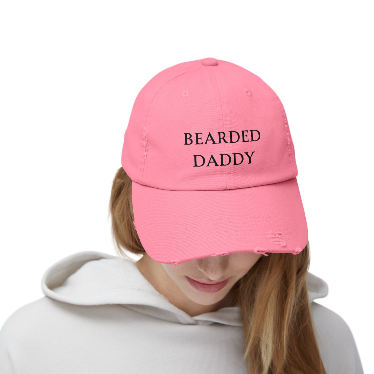 Bearded Daddy Distressed Cap