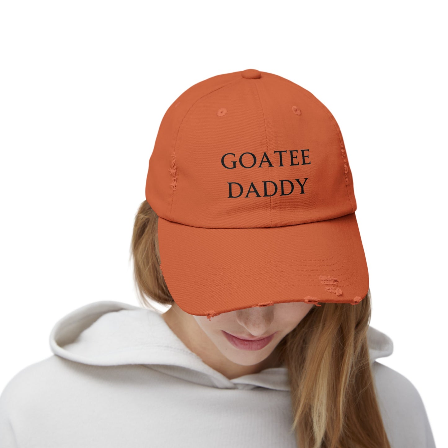 Goatee Daddy Distressed Cap