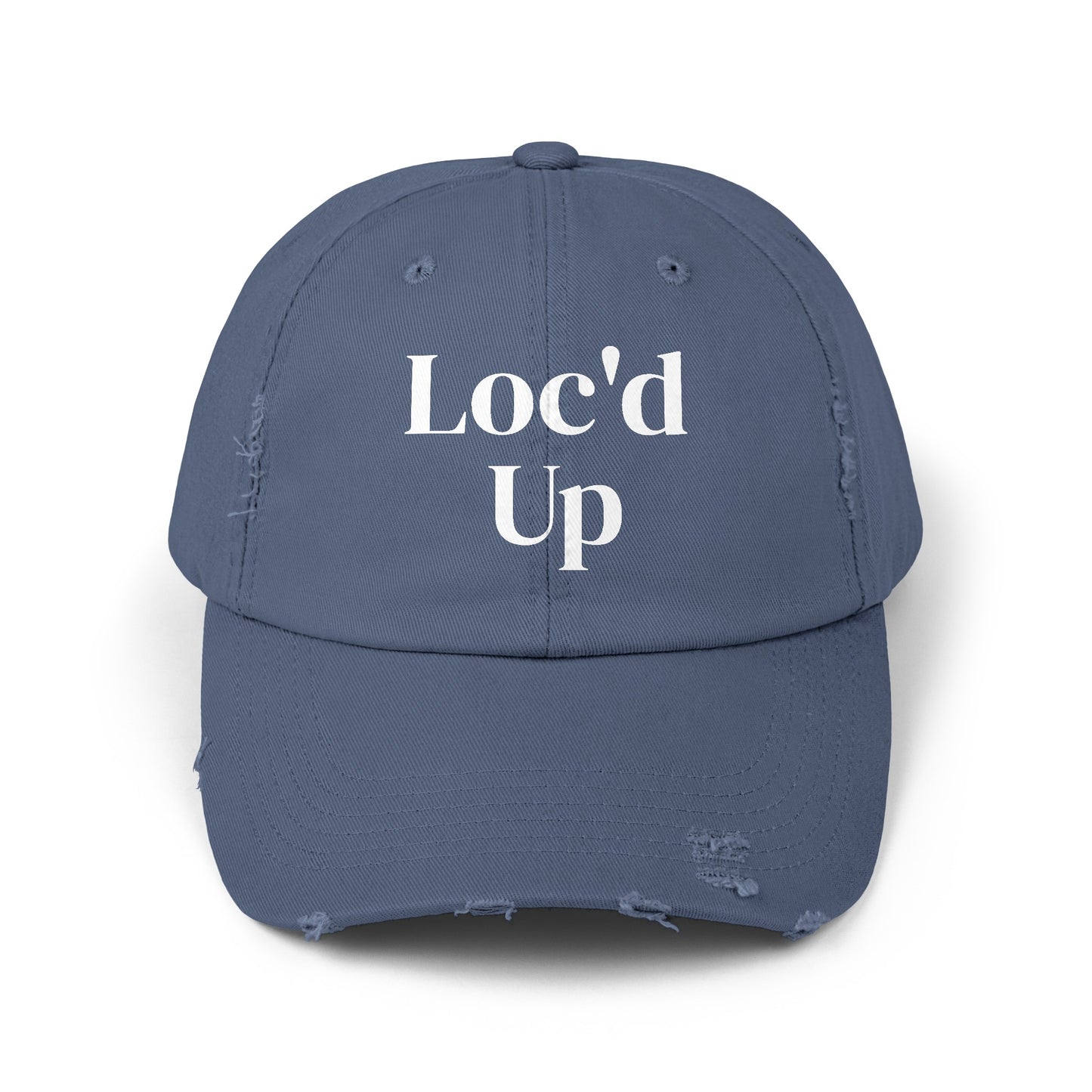 Loc'd Up Distressed Cap