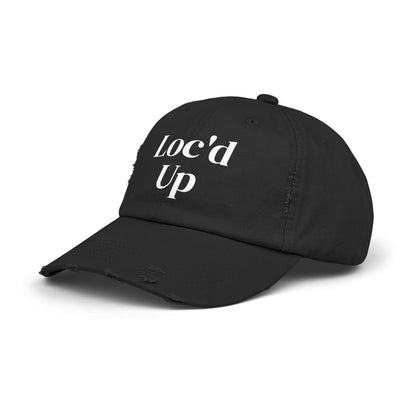 Loc'd Up Distressed Cap