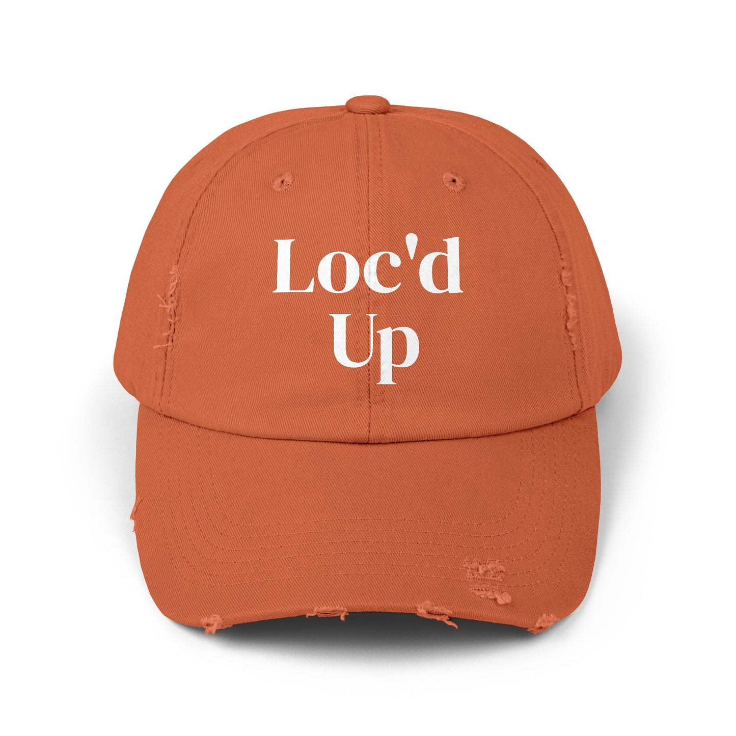 Loc'd Up Distressed Cap