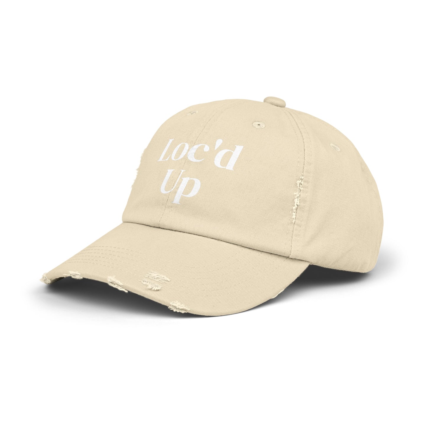 Loc'd Up Distressed Cap