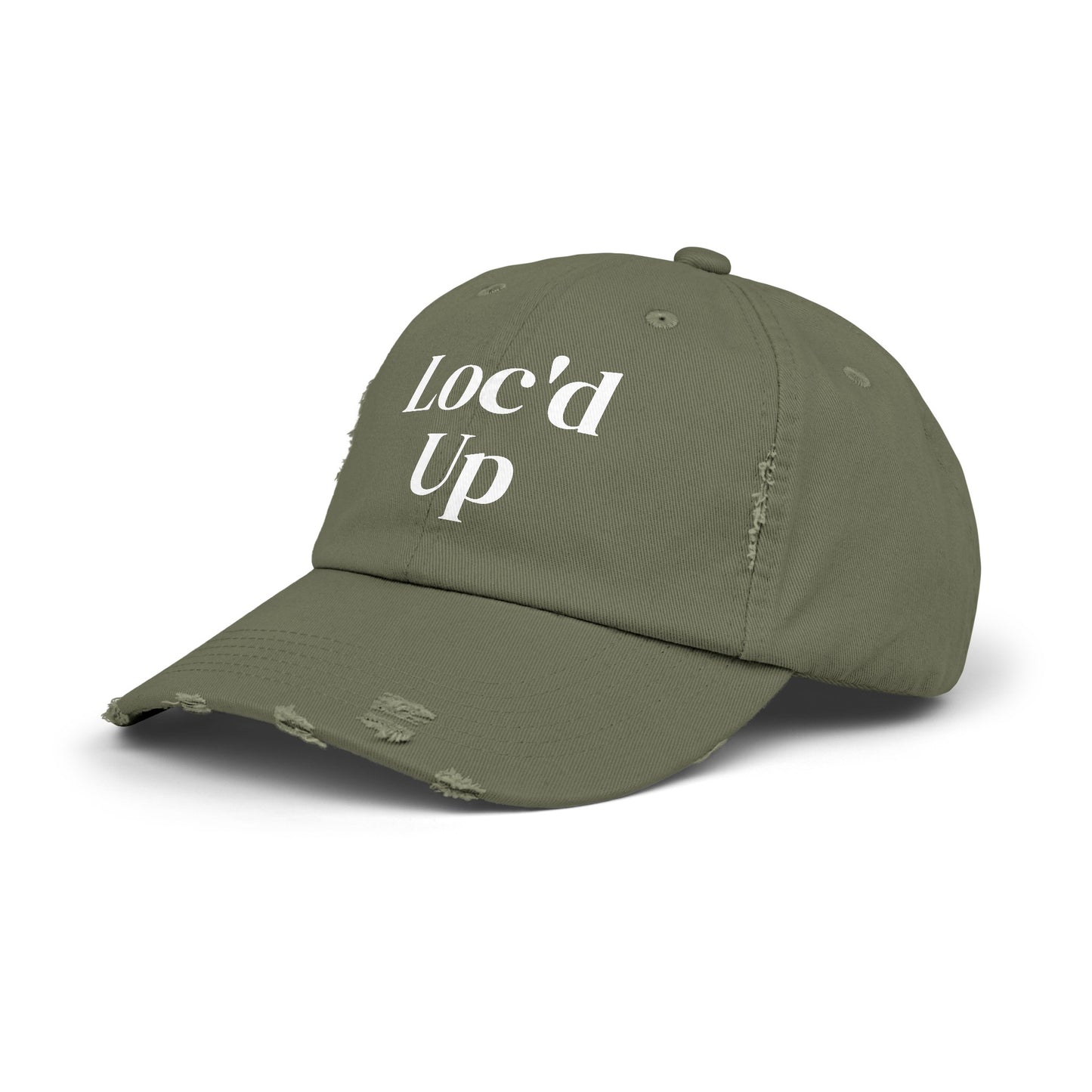 Loc'd Up Distressed Cap