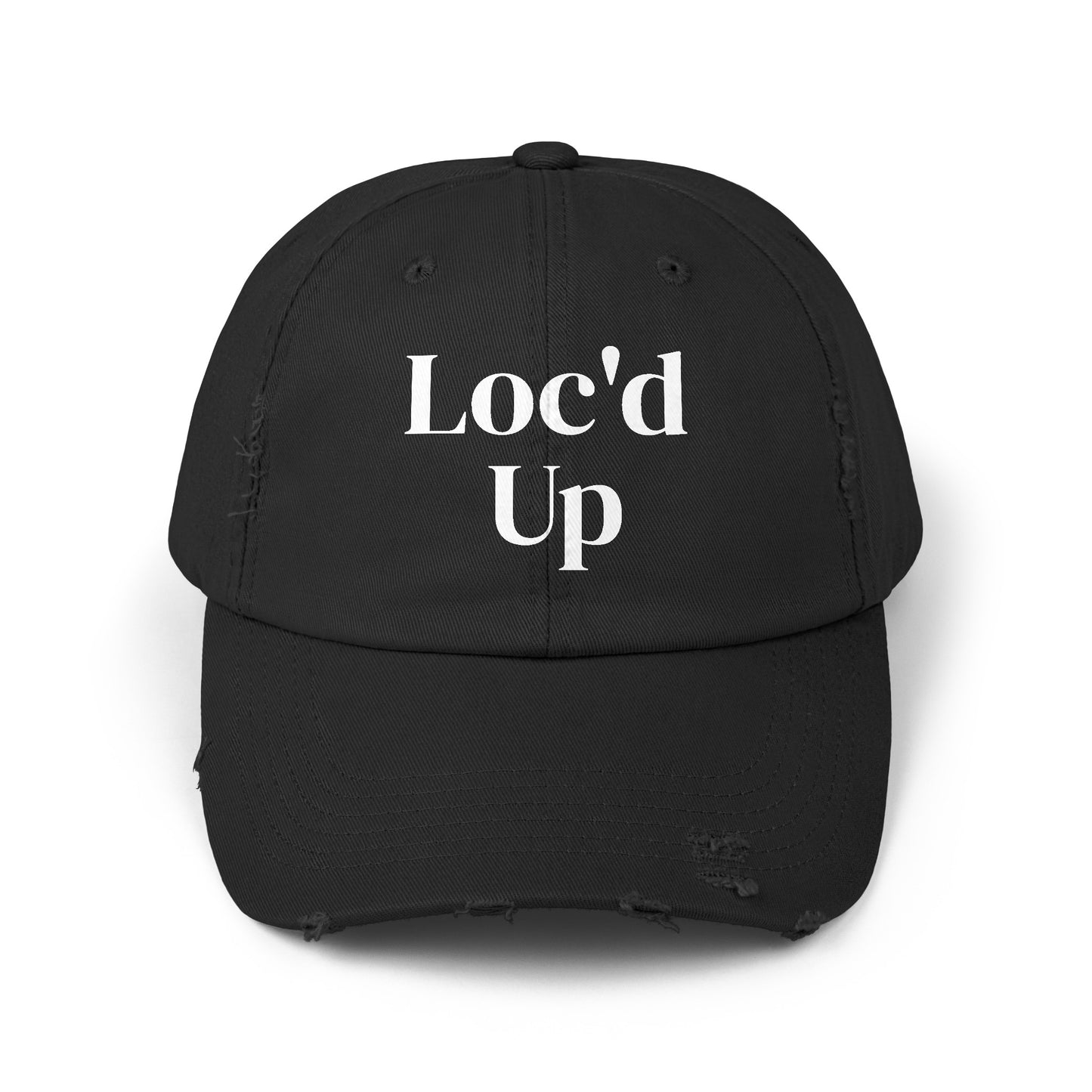 Loc'd Up Distressed Cap