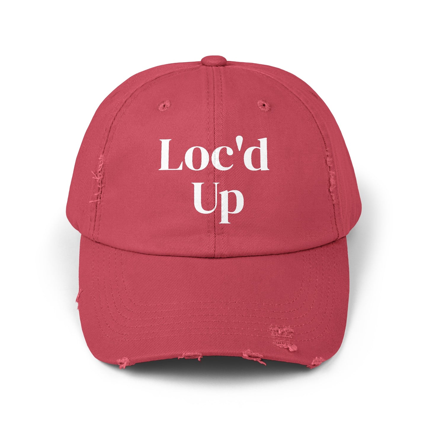 Loc'd Up Distressed Cap